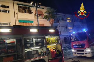 Appartamento a fuoco a Jesi, gattino salvato con l’ossigeno
